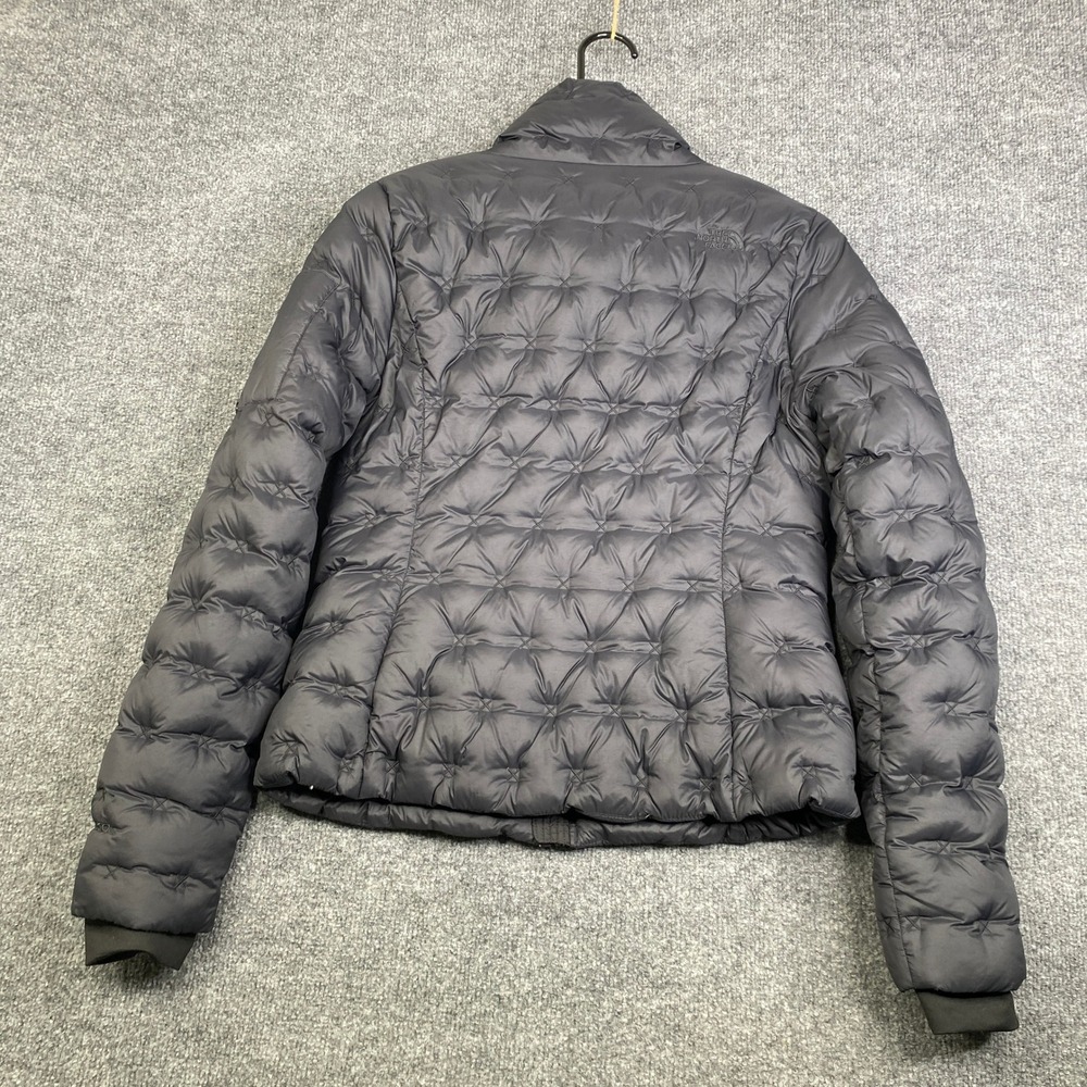 The North Face Womens Black Cross Quilted Down Puffer Jacket Small FA19 Zip Up - Picture 12 of 12